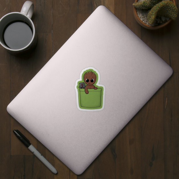 Pocket Baby Groot by Beka